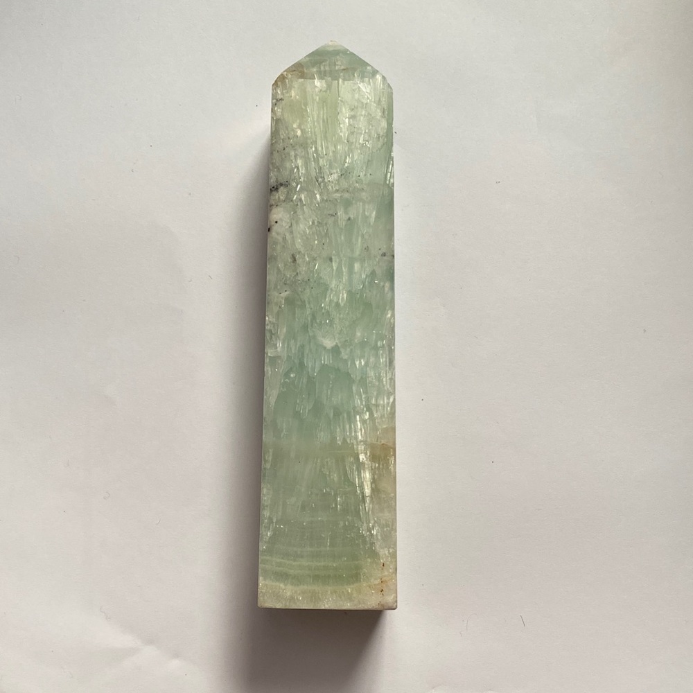 Caribbean Calcite Polished Crystal Tower